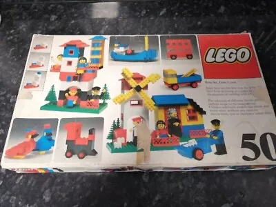 Buy Lego 50 Vintage 1970's W Box And Grey Insert  Incomplete • 9.95£