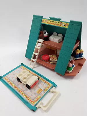 Buy Vintage Fisher Price Play Family A Frame 1970s Play House 990 Collectable Toy • 9.99£