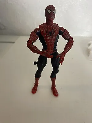 Buy Spiderman Movie Super Poseable Figure Toybiz Rare • 49.99£