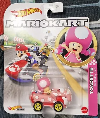 Buy Hot Wheels Mario Kart- Toadette Birthday Girl- New/sealed  • 16.99£