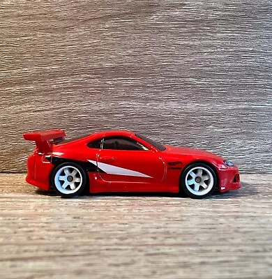 Buy Hot Wheels Toyota Supra Red Custom Real Rider Rubber Tyres • 10£