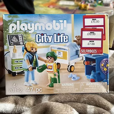 Buy PLAYMOBIL: City Life - Children's Hospital Room (70192) • 7£