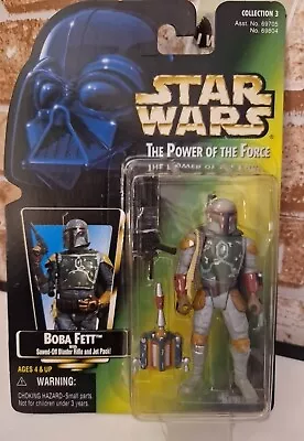 Buy Kenner Star Wars The Power Of The Force POTF BOBA FETT Green Card - 1997 • 18.95£
