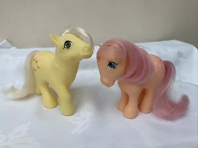 Buy Two Pastel My Little Pony Toys 1990s Vintage Peachy And Posey Vgc • 5£