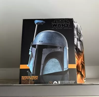 Buy Hasbro Star Wars The Black Series Mandalorian Death Watch Helmet Boxed • 124.95£