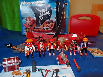 Buy Playmobil Pirates Ship Playset Comes With Many Extra Figures And Weapons. • 22£