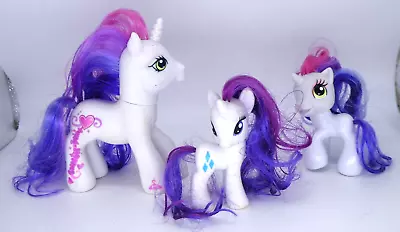 Buy My Little Pony G4 Bundle 3 Unicorns Sweetie Belle Rarity • 22.95£
