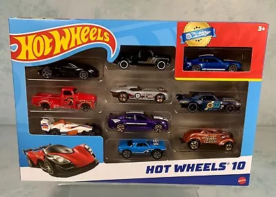Buy Hot Wheels 10-Car Gift Pack Of 1:64 Scale Vehicles​ (As Pictured) #C New Sealed • 14.95£