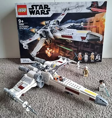 Buy Lego Star Wars 75301 Luke Skywalker's X-Wing Fighter 100% Complete • 38.99£