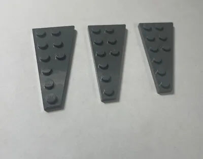 Buy 3x LEGO® Plate Wings Left Brick 6x3 54384 Dark Grey Dark Bluish Gray • 1.16£