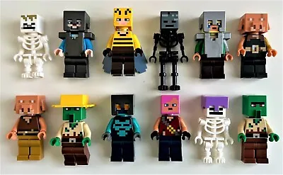 Buy Lego Minecraft Minifigures And Minibuilds - Variety Of Figures Available • 4.25£