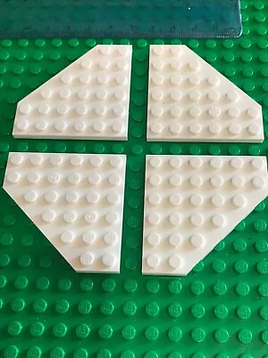 Buy Lego 4 X Technic WHITE Angled Baseplate Quarter Sections 6 X 6 Pin - Space FOUR • 1.99£