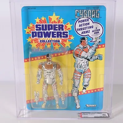 Buy Super Powers Cyborg Figure AFA 85 Archival Unpunched  - 1985 Ultra Rare • 2,799.95£