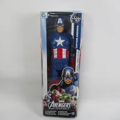 Buy Hasbro Captain America Figurine Avengers Assemble 30cm W/ Shield Boxed 2013 • 13£