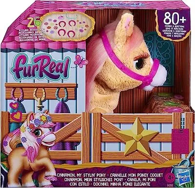 Buy Hasbro FurReal Friends Cinnamon My Stylin Pony 35cm Electronic Pet 80+ Sounds 4+ • 44.99£