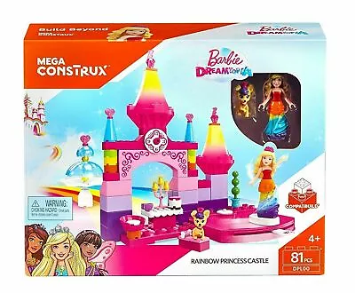 Buy Mega Construx  Barbie Dreamtopia Princess Castle 81PCS BARBIE BUILDING BLOCKS 4+ • 12.99£