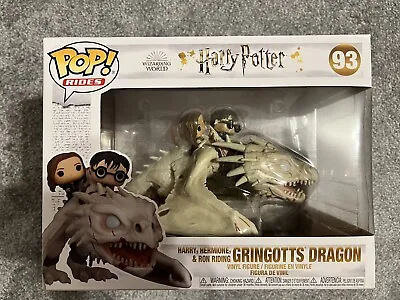 Buy Gringotts Dragon With Harry, Ron & Hermione - Harry Potter Funko Pop Ride #93 • 49.99£