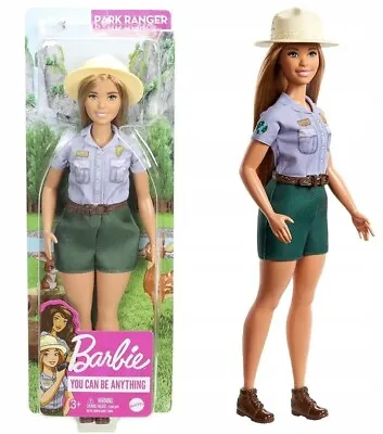 Buy BARBIE Doll YOU CAN BE ANYTHING Park Ranger GNB31 Mattel • 36.87£
