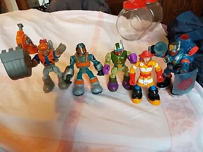 Buy Collection Of 5 Vintage Rescue Heroes By Fisher Price & Hasbro • 3.39£