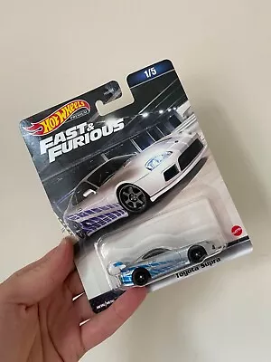 Buy Hot Wheels Fast And Furious Toyota Supra Brian's Skyline Themed Premium 2023 • 14£