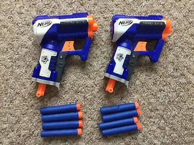 Buy NERF Triad Pistols X 2 & 8 Darts • 12£