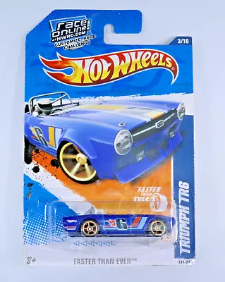 Buy Hot Wheels Triumph TR6 In Blue From Faster Than Ever Series 3/10 • 6.99£