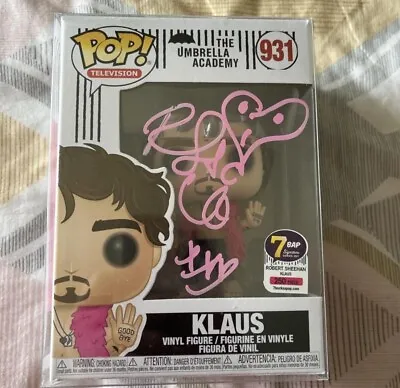Buy Robert Sheehan Signed Funko Pop ‘The Umbrella Academy’ Limited Edition, Rare • 113.26£