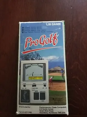 Buy BANDAI  1984  Pro Golf Electronic Hand Held Game   ( Boxed )   Excellent • 44.99£