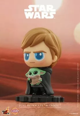 Buy Hot Toys Star Wars: The Mandalorian 8 Cm Cosbi Luke Skywalker Grogu Figure • 22.53£