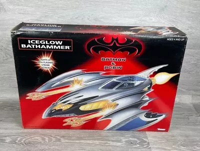 Buy Batman & Robin Iceglow BatHammer, Vintage 1997 Kenner, New In Box Batwing • 99.99£