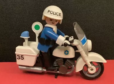 Buy Playmobil 3564 Policeman On  Motorcycle Motorbike Rider • 4.89£