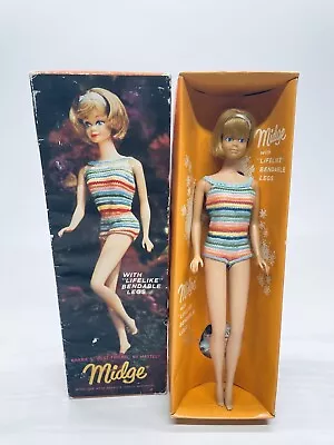 Buy Vintage 1964 Barbie Midge American Girl Made In Japan • 815.13£