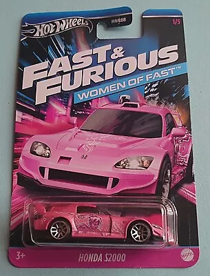 Buy Hot Wheels Honda S2000. Women Of Fast. Fast & Furious. New Collectable Model Car • 7.99£