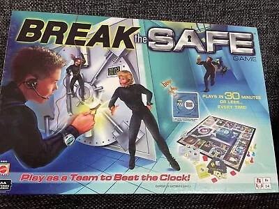 Buy BREAK The SAFE Electronic Board Game 2003 Mattel COMPLETE -Tested! • 17£