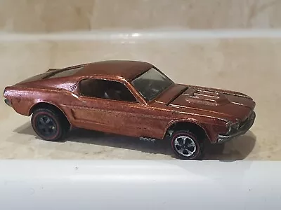 Buy Hot Wheels Redline 1968 US Brown Custom Mustang Hard To Find Colour Diecast Toy • 139.99£
