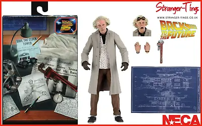 Buy NECA Back To The Future 1985 Ultimate Doc Brown 7 Action Figure Official • 39.99£