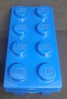Buy Lego Blue 8 Studded Brick Storage Container 35cm X 18cm With Lid  UK P&P Inc • 11.99£