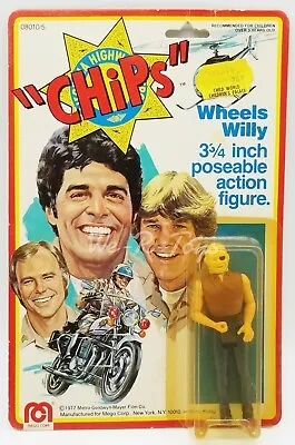 Buy Chips Wheels Willy 3.75  Poseable Action Figure 1977 Mego Corp No. 08010/5 NRFP • 83.51£