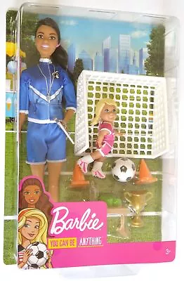 Buy Barbie You Can Be Anything Doll Doll Football Coach Mattel GJM71 • 26.87£