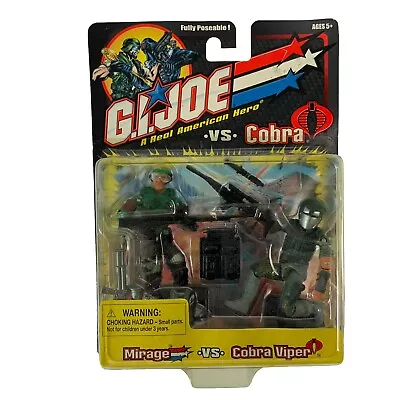 Buy Vintage 2002 Hasbro GI Joe Vs Cobra Action Figure Mirage Viper SEALED ON CARD • 9.99£