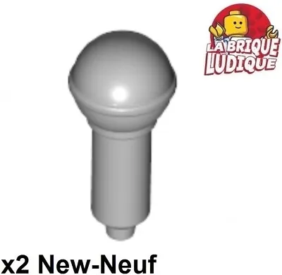 Buy Lego 2x Minifig Utensil Micro Singer Microphone Grey/ Light B Gray 90370 New • 1.80£