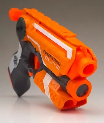 Buy Hasbro Nerf Toy Gun, Firestrike  Elite, Blaster, Laser Sights, Working Orange • 12£