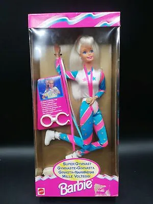Buy Vintage 1995 BARBIE SUPER GYMNAST MATTEL 15821 Doll • 85.56£