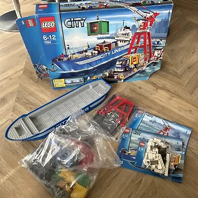 Buy Lego City Harbour 7994 (2007 Retired) ~ Instructions & Original Box ~ Complete • 124.99£