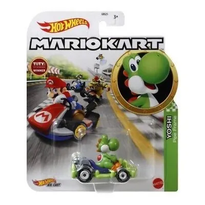 Buy Hot Wheels Mario Kart Character Cars Yoshi Pipe Frame Grn19 • 11.81£