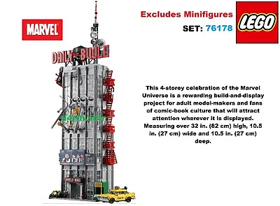 Buy 🌟NEW🌟 Lego Marvel 76178 Daily Bugle Set 🌟NO_FIGURES🌟 • 199.95£