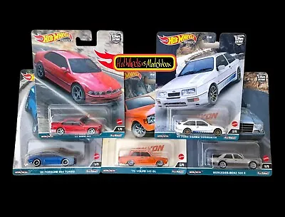 Buy Hot Wheels CANYON WARRIORS CAR CULTURE SIERRA COSWORTH BMW SET OF 5 IN STOCK 23 • 45£