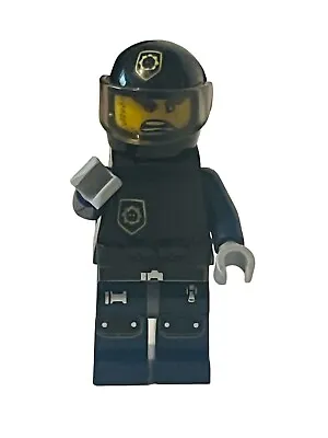 Buy Lego Mini Figure Vtg Minifigure Building Block Classic Swat Police Cop Helmet • 13.62£