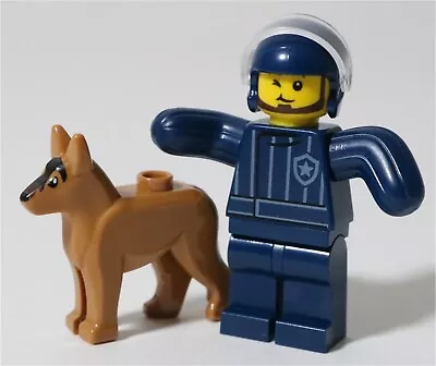 Buy LEGO City Police Dog Trainer Minifigure & Police Dog Animal Cop - Genuine • 7.99£