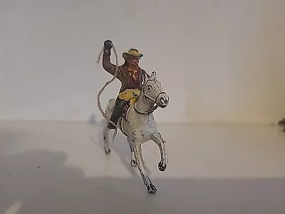 Buy Vintage Lead Cowboy Riding Horse Britains • 7.99£